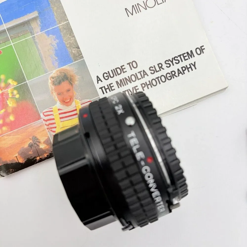 MINOLTA X-570 35mm SLR Camera Kit Tested 75-205mm 35-135mm Lenses